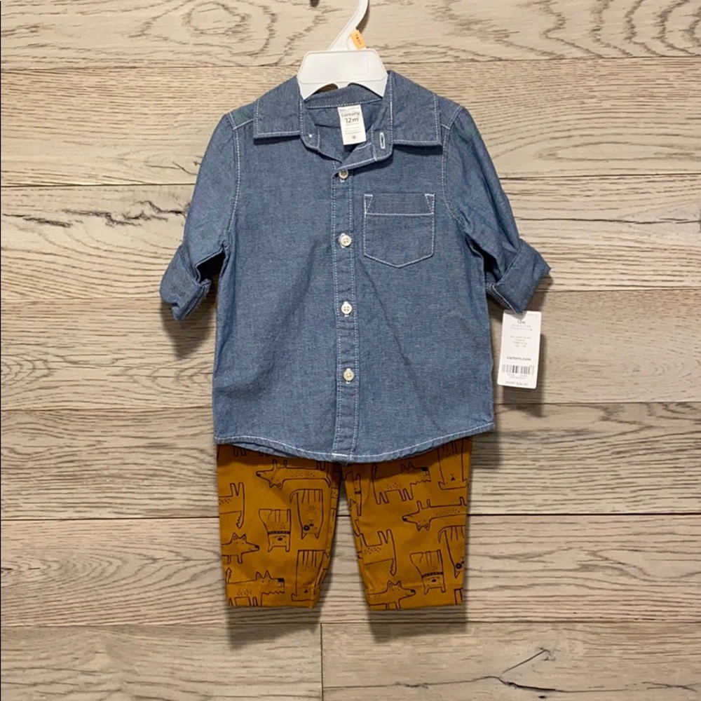 Carters 2 piece outfit